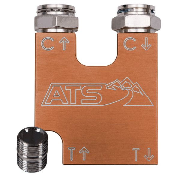 ATS 310-005-2392 THERMAL BYPASS VALVE UP-GRADE W/ BILLET FILTER COUPLER 2013-2018 CUMMINS 6.7L 24V 24V