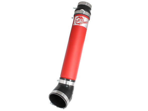 AFE 46-20067-R BladeRunner 3-1/2 IN Aluminum Cold Charge Pipe Red Dodge Diesel Trucks, 94-02 L6-5.9L (td)