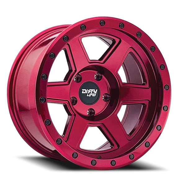 DIRTY LIFE 9315-2170R COMPOUND 9315 CRIMSON CANDY RED 20X10 8-170 -25MM 125.2MM