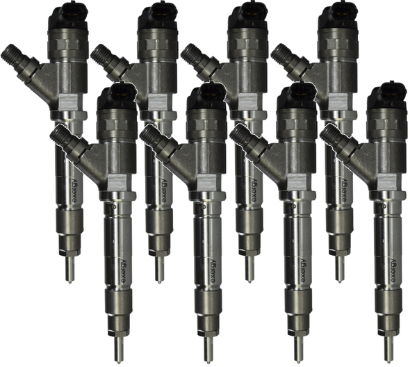 EXERGY E02 10406 NEW 45% OVER INJECTOR SET 2007.5-2010 GM DURAMAX 6.6L LMM