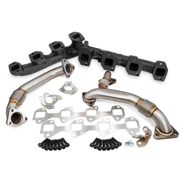 PPE 116111420 MANIFOLDS AND UP-PIPES Y PIPE-BLACK 2004.5-2005 GM DURAMAX 6.6L LLY