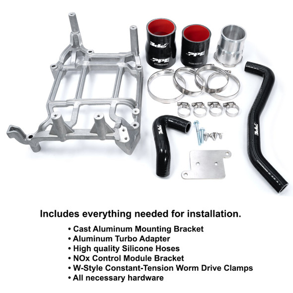 PPE 115030000 AIR-TO-WATER INTERCOOLER KIT RAW 2020-2023 GM 3.0L DURAMAX LM2/LZO