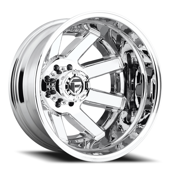 FUEL D53620829235 DUALLY WHEELS 20X8.25 MAVERICK DUALLY D536 8 ON 200 CHROME 142 BORE -201 OFFSET 7 SPOKE OUTER DUALLY