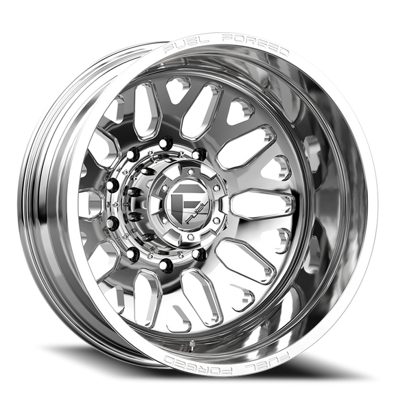 FUEL DF192482A945 DUALLY WHEELS 24X8.25 FF19D DUALLY DE19 PO 10 ON 225 POLISHED 170.1 BORE -225 OFFSET OUTER DUALLY