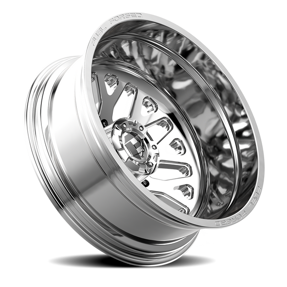 FUEL DF1924829235 DUALLY WHEELS 24X8.25 FF19D DUALLY DE19 PO 8 ON 200 POLISHED 142.2 BORE -200 OFFSET OUTER DUALLY