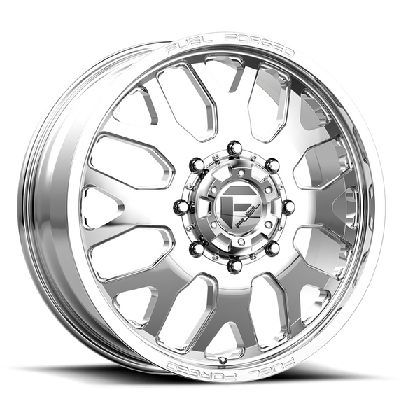 FUEL DF192282A9 DUALLY WHEELS 22X8.5 FF19D DUALLY DE19 PO 10 ON 225 POLISHED 170.1 BORE 105 OFFSET FRONT DUALLY