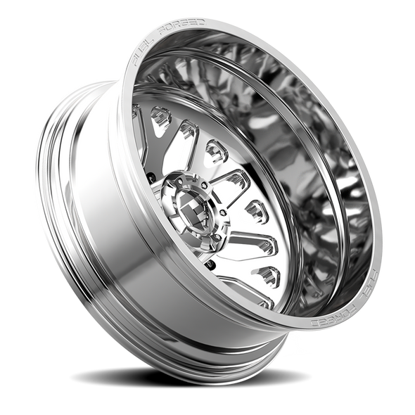 FUEL DF1920829335 DUALLY WHEELS 20X8.25 FF19D DUALLY DE19 PO 8 ON 210 POLISHED 154.3 BORE -221 OFFSET OUTER DUALLY