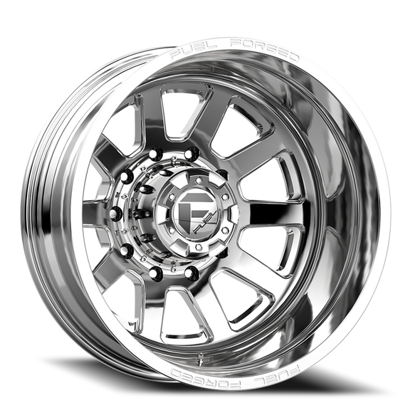 FUEL DF092482A935 DUALLY WHEELS 24X8.25 FF09D DUALLY DE09 PO 10 ON 225 POLISHED 170.1 BORE -200 OFFSET OUTER DUALLY