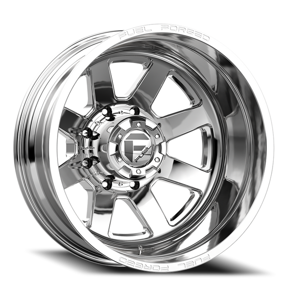 FUEL DF0924829335 DUALLY WHEELS 24X8.25 FF09D DUALLY DE09 PO 8 ON 210 POLISHED 154.3 BORE -221 OFFSET OUTER DUALLY