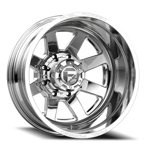 FUEL DF0920829235 DUALLY WHEELS 20X8.25 FF09D DUALLY DE09 PO 8 ON 200 POLISHED 142.2 BORE -202 OFFSET OUTER DUALLY