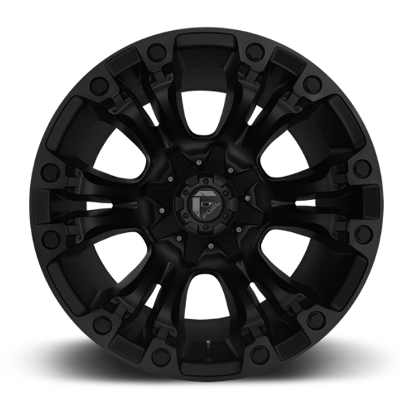 FUEL D56020901757 ALUMINUM WHEELS 20X9 VAPOR D560 8 ON 170 MATTE BLACK 125.1 BORE 20 OFFSET