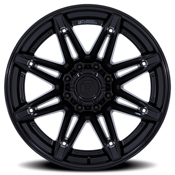 FUEL FC401MX24128744N ALUMINUM WHEELS 24X12 BRAWL FC401MX 8 ON 170 MATTE BLACK/GLOSS BLACK LIP 125.1 BORE -44 OFFSET