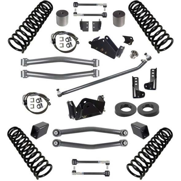 SYNERGY 8022-30 JEEP 3.0 INCH LIFT STAGE 2 SUSPENSION SYSTEM 2007-2018 JEEP WRANGLER JK 2DR