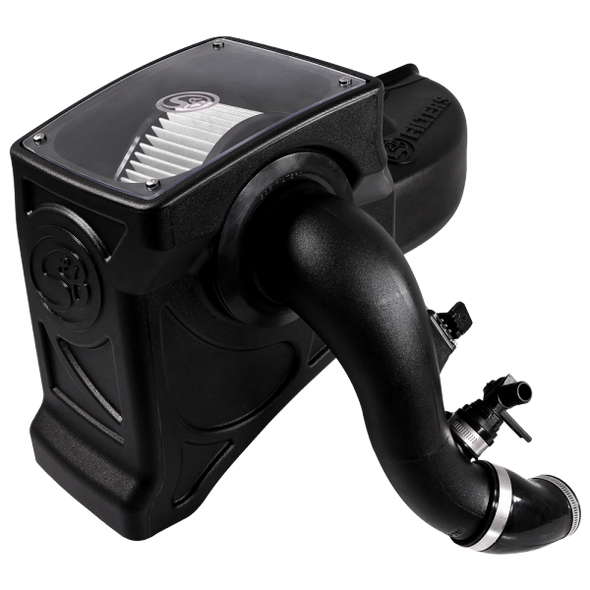 S&B FILTERS 75-5086D COLD AIR INTAKE DRY DRY EXTENDABLE WHITE 2016-2019 CHEVROLET COLORADO GMC CANYON 2.8L DURAMAX