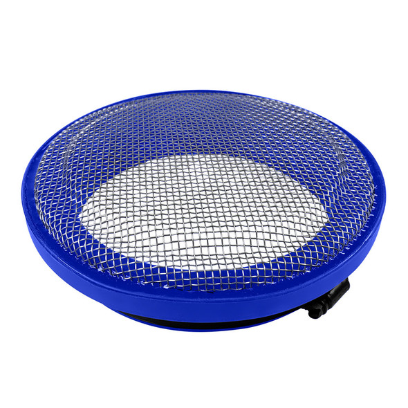 S&B FILTERS 77-3011 TURBO SCREEN 6.0 INCH BLUE STAINLESS STEEL MESH W/STAINLESS STEEL CLAMP