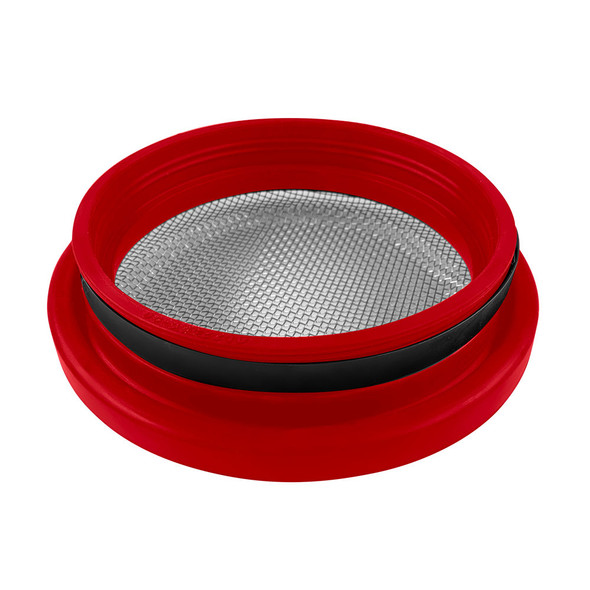 S&B FILTERS 77-3005 TURBO SCREEN 6.0 INCH RED STAINLESS STEEL MESH W/STAINLESS STEEL CLAMP