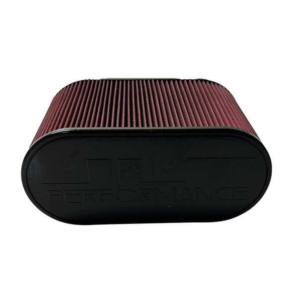 S&B FILTERS SBAFO412-R AIR FILTER 4X12 INCH OVAL WITH HOLE RED OIL