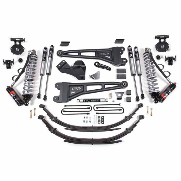 BDS SUSPENSION BDS1947FPE 6" COILOVER RADIUS ARM PERF ELITE LIFT KIT 2005-2007 FORD F-250/350 6.0L POWERSTROKE 4WD 