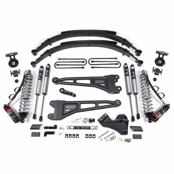 BDS SUSPENSION BDS1557FPE 4" COILOVER RADIUS ARM PERF ELITE LIFT KIT 2017-2019 FORD F-250/350 6.7L POWERSTROKE 4WD