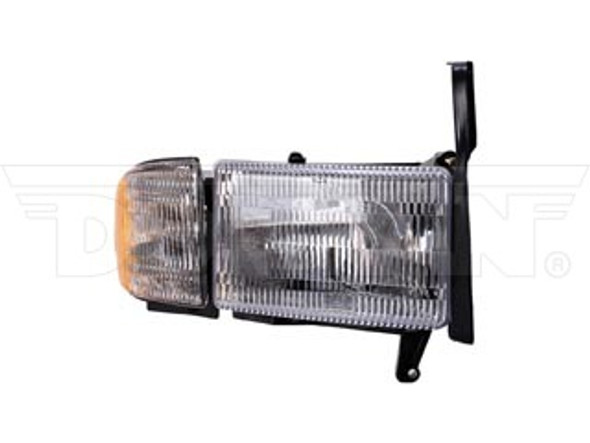 DORMAN 1590405 HEADLIGHT ASSEMBLY (RIGHT) (WITHOUT SPORT PACKAGE) 1994-2002 DODGE RAM 2500/3500