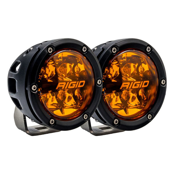 RIGID INDUSTRIES 36123 360-SERIES 4 INCH SPOT WITH AMBER PRO LENS PAIR