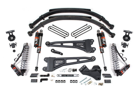 BDS SUSPENSION BDS2211FPE 5 INCH LIFT KIT W/ RADIUS ARM FOX 2.5 COIL-OVER CONVERSION PERFORMANCE ELITE FORD F250/F350 SUPER DUTY 23-24 4WD DIESEL LEAF SPRINGS 2.5 PERFORMANCE ELITE