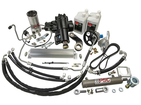 PSC SK688R36JP1-OE-2.0 CYLINDER ASSIST STEERING KIT BOLT ON OE AXLE 2.0 TIE ROD 12-18 WRANGLER JK 3.6L