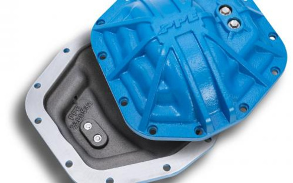 PPE 238053222 2018-2023 JEEP JL/JT/FORD BRONCO DANA-M220 HEAVY-DUTY NODULAR IRON REAR DIFFERENTIAL COVER BLUE