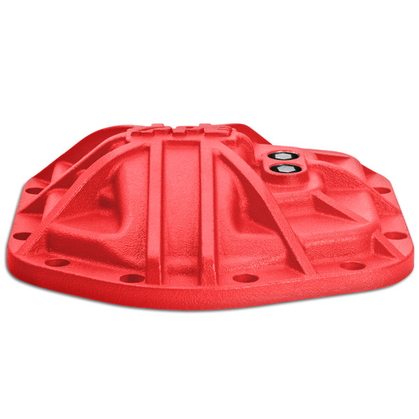 PPE 238043412 2018-2023 JEEP JL SPORT DANA-M186 HEAVY-DUTY NODULAR IRON FRONT DIFFERENTIAL COVER RED