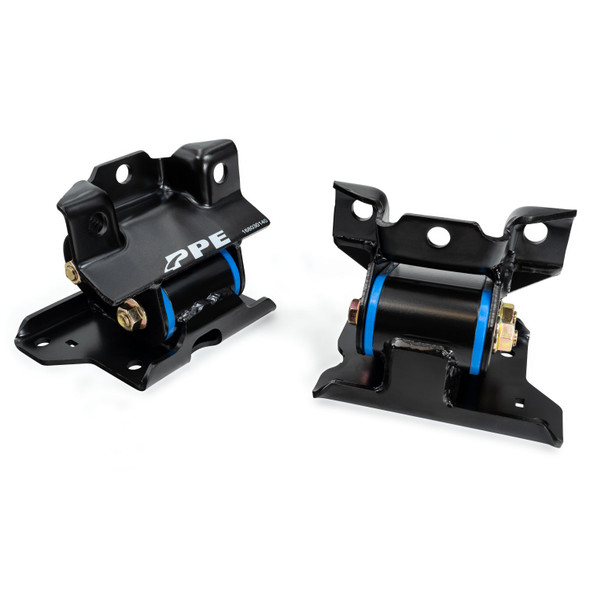 PPE 168030140 ENGINE MOUNT KIT - 01-10 GM 6.6L DURAMAX - 40 HARDNESS BLUE