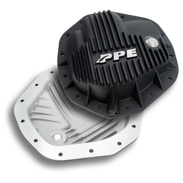 PPE 138053020 2020-2022 GM 6.6L DURAMAX 11.5 INCH /12 INCH -14 HEAVY-DUTY CAST ALUMINUM REAR DIFFERENTIAL COVER BLACK