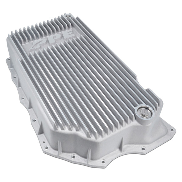 PPE 128051400 2020-2023 GM 6.6L DURAMAX W/ 10L1000 TRANSMISSION - HEAVY-DUTY CAST DEEP TRANSMISSION PAN RAW