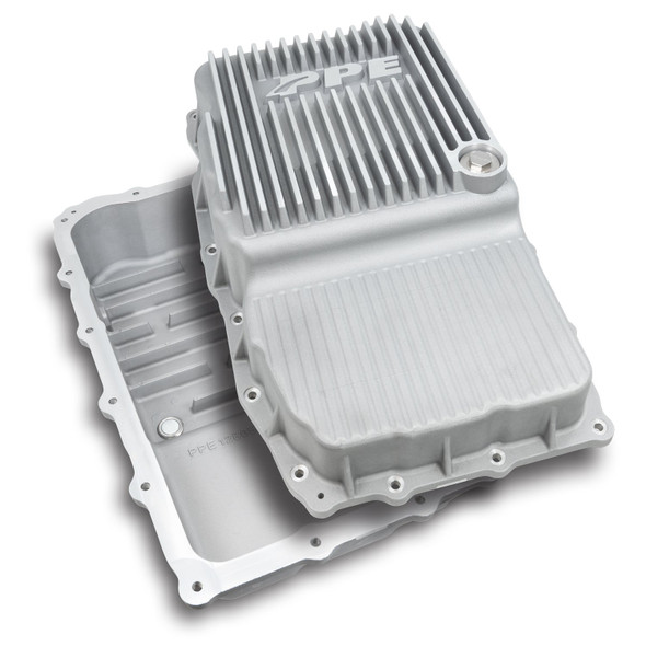 PPE 128051310 2019-2022 GM W/ 10L80 HEAVY-DUTY DEEP CAST ALUMINUM TRANSMISSION PAN BRUSHED