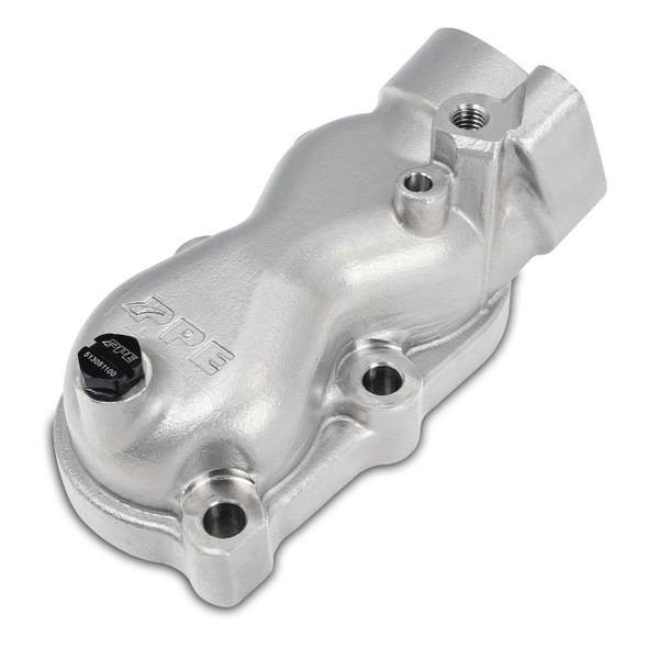 PPE 119000543 2004-2010 GM 6.6L DURAMAX THERMOSTAT HOUSING COVER LLY LBZ LMM - POLISHED