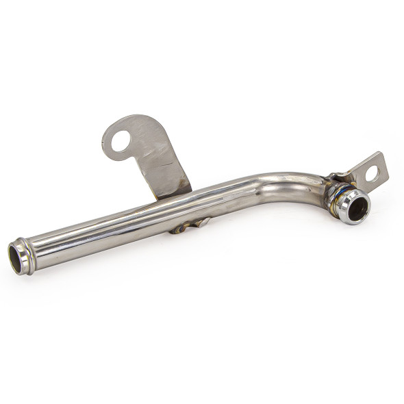 PPE 119000230 COOLANT REROUTE TUBE - STRAIGHT (RACE APPLICATION) - POLISHED 304 STAINLESS STEEL