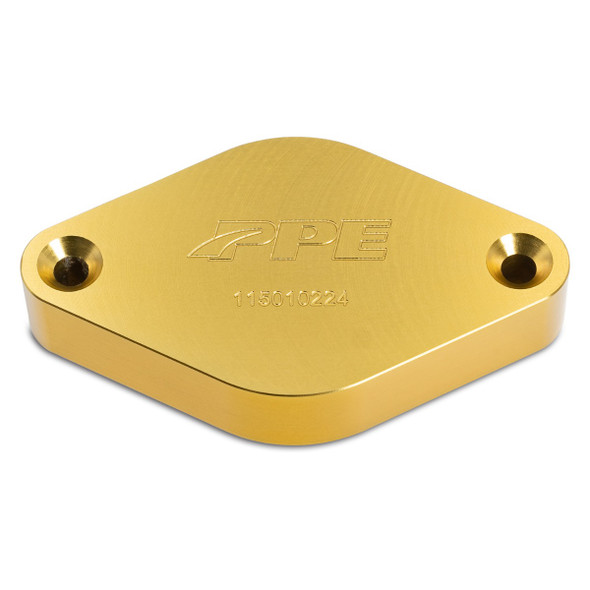 PPE 115010224 2011 -2016 GM 6.6L DURAMAX LML TURBO RESONATOR DELETE PLUG GOLD
