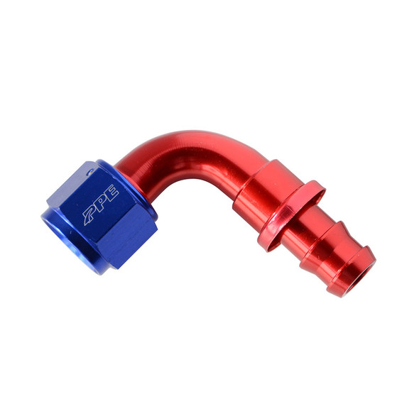PPE 113051002 ALUMINUM PUSH-LOCK 90 DEG -10ANF TO 5/8M