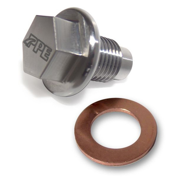 PPE 114052001 14MM BILLET HARDENED STAINLESS STEEL NEODYMIUM MAGNETIC DRAIN PLUG FOR OEM & ENGINE OIL PAN