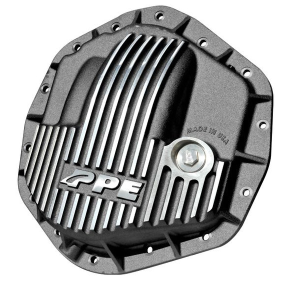 PPE 238051010 HEAVY DUTY CAST ALUMINUM REAR DIFFERENTIAL COVER GM/RAM 2500/3500 HD BRUSHED