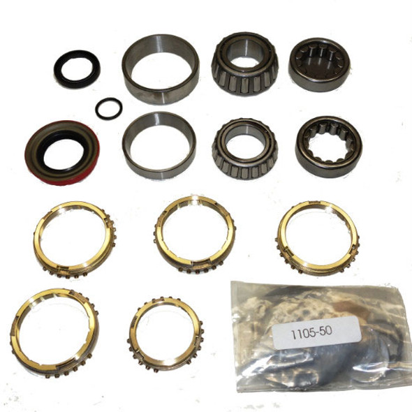 USA ZMBK107JWS T5 AMC/T5 JEEP TRANSMISSION BEARING/SEAL KIT W/SYNCHRO RINGS JEEP 5-SPEED MANUAL TRANS