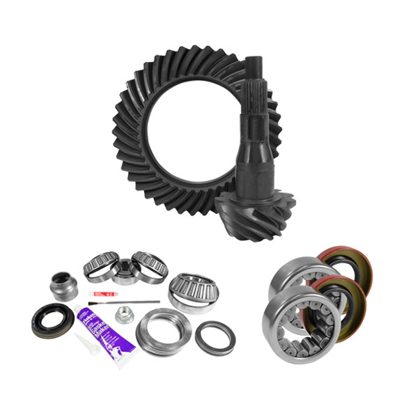 USA ZGK2102 9.75 INCH FORD 4.11 REAR RING AND PINION INSTALL KIT AXLE BEARINGS AND SEAL USA STANDARD
