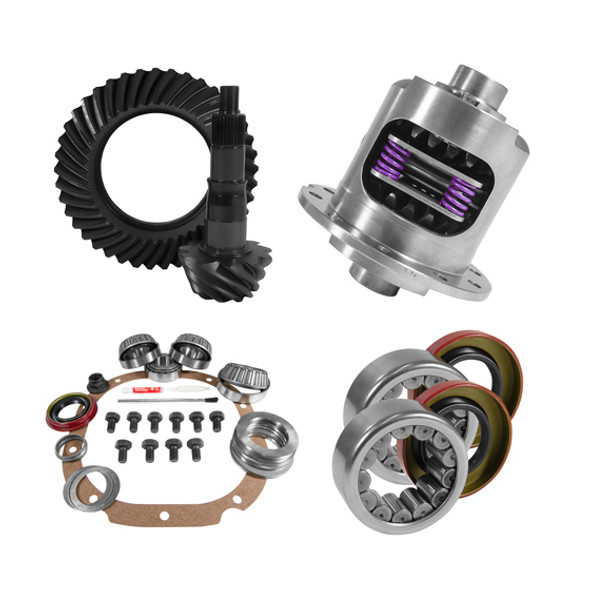 USA ZGK2060 8.8 INCH FORD 3.55 REAR RING AND PINION INSTALL KIT 31 SPLINE POSITRACTION 2.99 INCH AXLE BEARINGS USA STANDARD