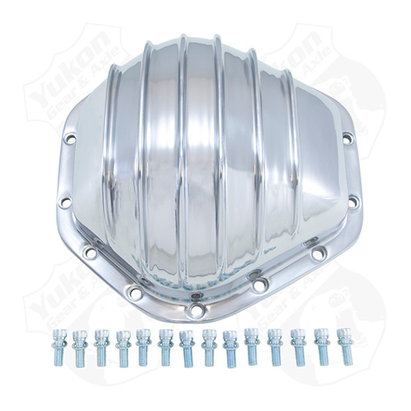 YUKON YP C2-GM14T POLISHED ALUMINUM COVER FOR 10.5 INCH GM 14 BOLT TRUCK