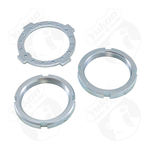 YUKON AK D50F-NUTS-A DANA 50/60 SPINDLE NUT KIT REPLACEMENT TRUCKS AND SUVS FRONTGEAR & AXLE