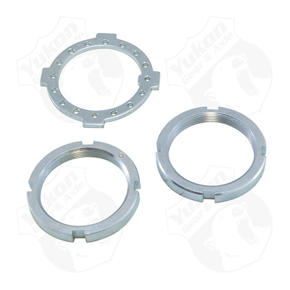 YUKON AK D60F-NUTS DANA 50/60 SPINDLE NUT KIT REPLACEMENT SPINDLE NUT HAS 4 SLOTS