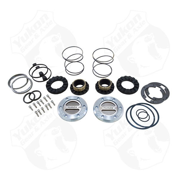 YUKON YHC70001 HARDCORE LOCKING HUB SET FOR DANA 60 35 SPLINE 79-91 GM 78-97 FORD 79-93 DODGE