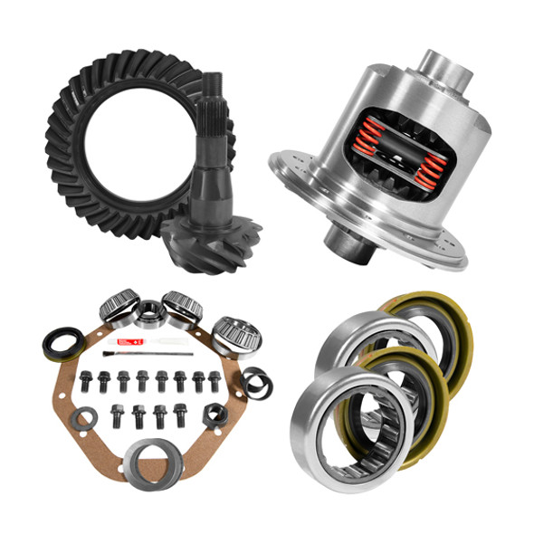 YUKON YGK2080 9.25 INCH CHY 3.55 REAR RING AND PINION INSTALL KIT 31 SPLINE POSITRACTION 1.7 INCH AXLE BEARINGS