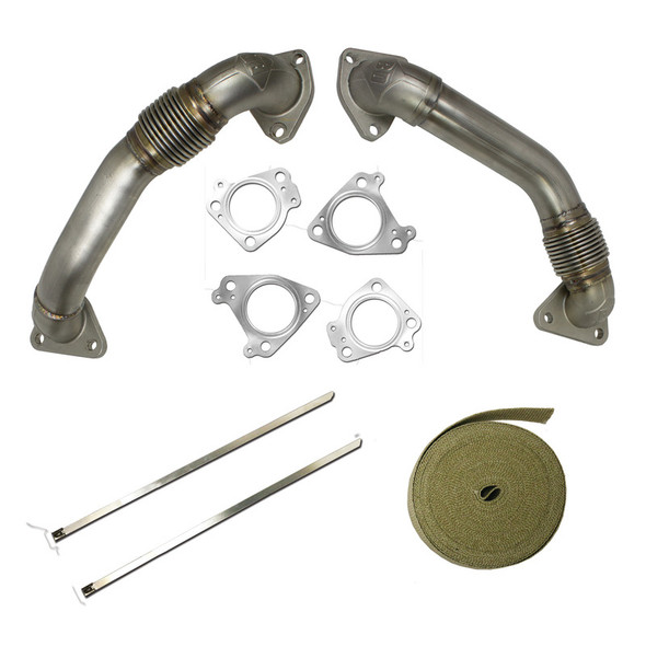BD DIESEL 1043800 DURAMAX UP-PIPES KIT SILVERADO/SIERRA 2001-2004 6.6L LB7 2500/3500 SILVERADO/SIERRA