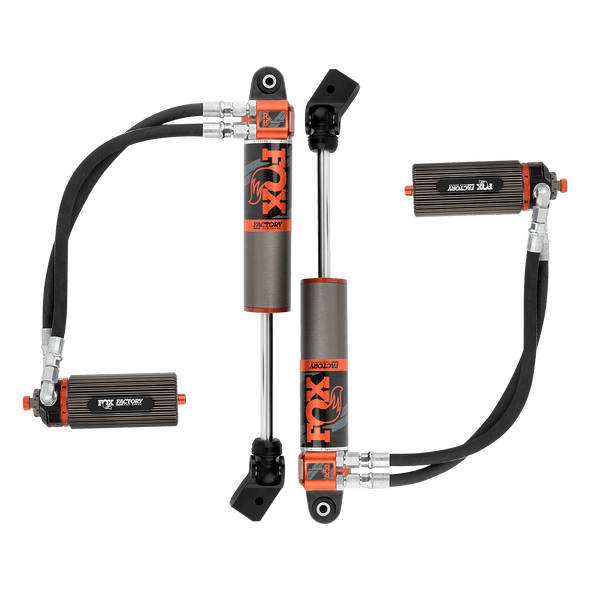 FOX 883-26-082 20-UP JEEP JT GLADIATOR FRONT INTERNAL BYPASS FACTORY RACE 3.0 REMOTE RESERVOIR 3.5-4.5 INCH LIFT DUAL SPEED COMPRESSION ADJUSTER REQUIRES FRONT DRIVESHAFT