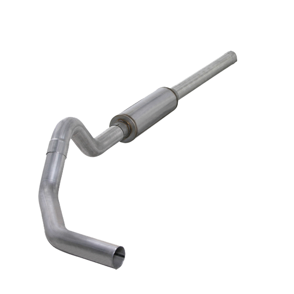 DIAMOND EYE K4234A CAT BACK EXHAUST SYSTEM FOR 04.5-07.5 DODGE RAM 2500/3500 4 INCH SINGLE SIDE WITH MUFFLER ALUMINIZED
